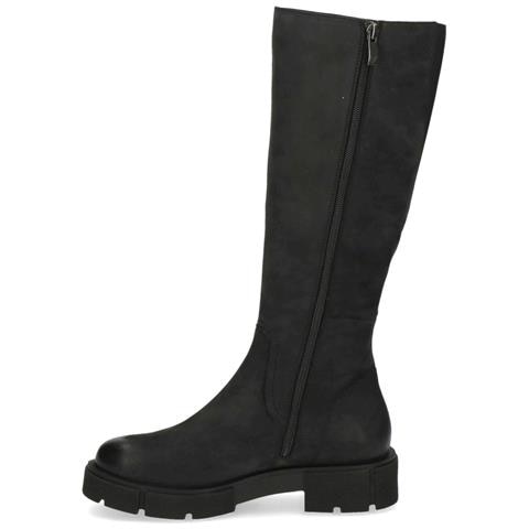 Black Nubuc Casual Closed Boots Stivaletti Pelle Scarpe Donna Nero Eu 36, 9-25601-41-008 - Foto 3