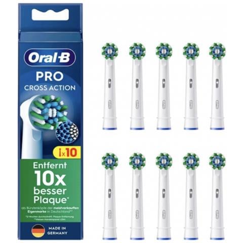 Ã¢â‚¬â¢ Passend Fãƒâ¼r Oral-b Elektrozahnbãƒâ¼rsten Mit Rundem Bãƒâ¼rstenkopf Ã¢â‚¬â¢ 10er Set - Foto 1