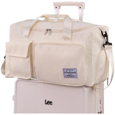 Borsa Da Viaggio Multifunzionale Con Scomparto Per Scarpe Beige - Foto 1