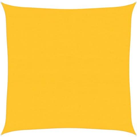 Vela Parasole 160 G/m Quadrata Giallo 6x6 M In Hdpe - Foto 2
