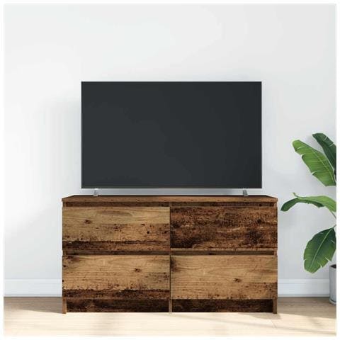 Mobile Porta Tv Legno Antico 100x35x54 Cm In Legno Multistrato - Foto 3