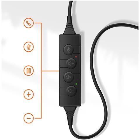 Cuffie Usb Con Microfono Per Computer, Nero - Foto 2