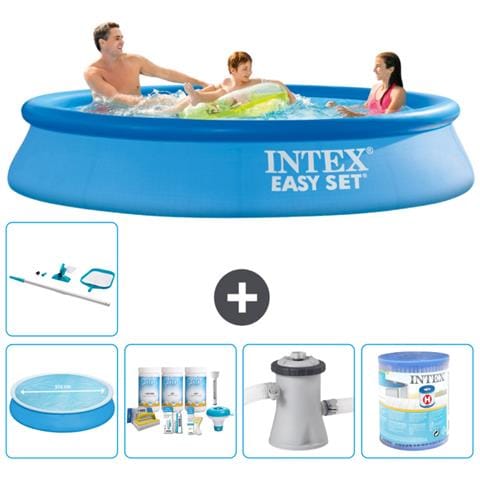 Piscina Fuori Terra - In Giro - 305x61 Cm - Blu - Include Accessori Coordinati A453 - Foto 1