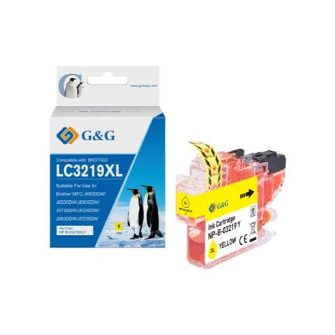 Cartuccia Ink LC-3219XLY 1500 Pagine Compatibile Brother Giallo - Foto 1