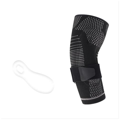 Manicotto Compressivo Sportivo Regolabile Per Gomito Black L - Foto 1