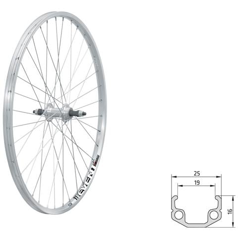 Wheel Rear Kls Event V-brake R, 26'', Silver - Foto 1