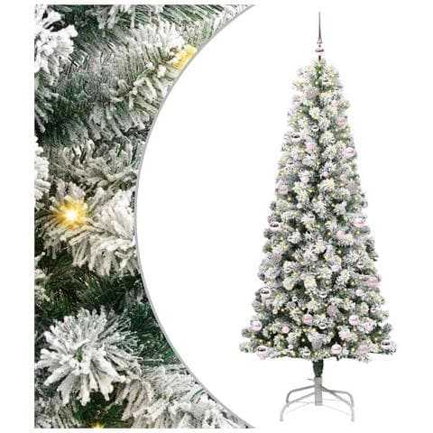 Albero di Natale Artificiale con Rami Pieghevoli 240 cm - Foto 1