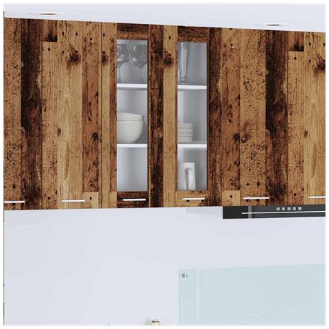 Armadio pensile con porta Riga Legno vecchio 60 x 31 x 80 cm - Foto 2