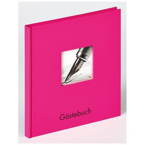 Libro Degli Ospiti Fun, Pink, 23x25 Cm - Foto 1