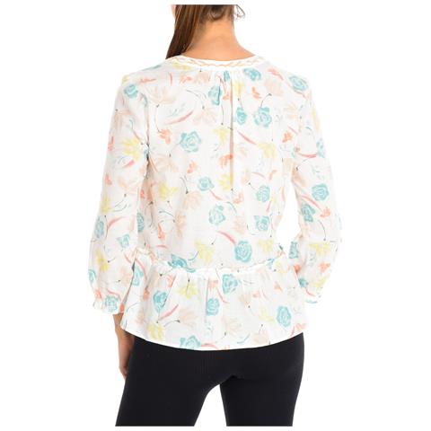 Camicia Manica Lunga Collo Aperto 5yr55q945 Donna - Foto 2