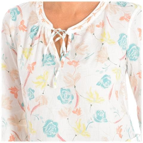 Camicia Manica Lunga Collo Aperto 5yr55q945 Donna - Foto 3