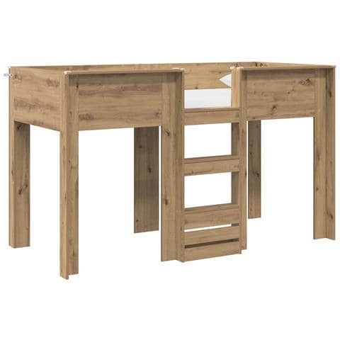 Letto a Castello per Bambini Rovere artigianale 75 x 190 cm - Foto 1