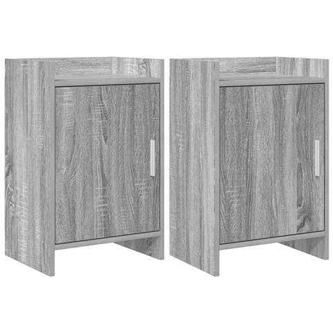 Comodini 2 pcs Sonoma grigio 40 x 30 x 60 cm - Foto 1