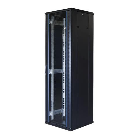 19-G8842GM rack 42U Portapacchi a pavimento Nero - Foto 1