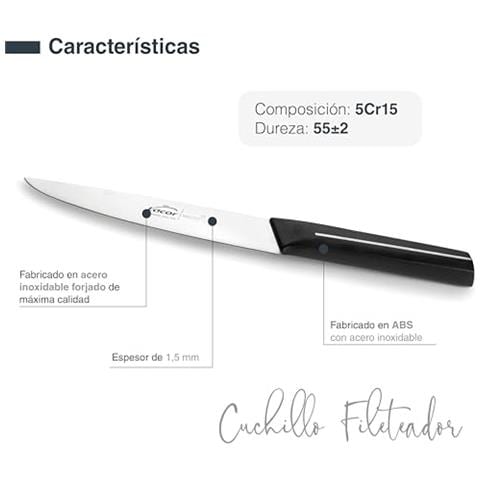 38231 - Coltello da filettatura Master, acciaio inossidabile, lama conica per affilatura - Foto 2