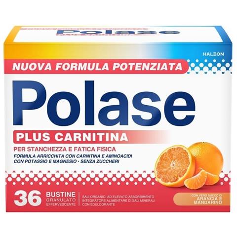 Polase Plus Carnitina 36 Bustine Granulato Effervescente da 6,8 g - Foto 1