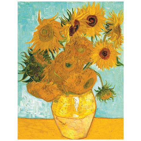 Puzzle Arte Van Gogh Vaso con Girasoli 1500 pz 60 x 84 cm 16206 - Foto 1