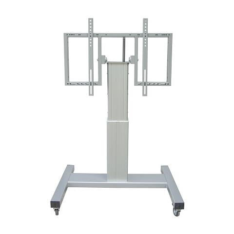 Carrello Elettrico Atlante con Movimento Tipo Tavolo per Schermi fino da 42" a 90" Peso Max 150 kg Colore Silver - Foto 1