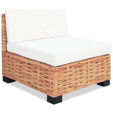 Set Divano 27 pz in Rattan Naturale - Foto 2