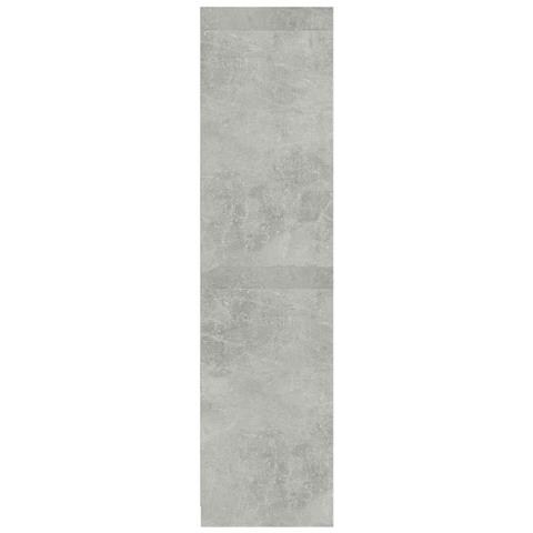 Armadio Grigio Cemento 100x50x200 cm in Legno Multistrato - Foto 6