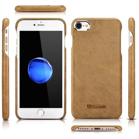 7 Iphone / Iphone 8 Custodia In Vera Pelle Metal Warriors Brown - Foto 1