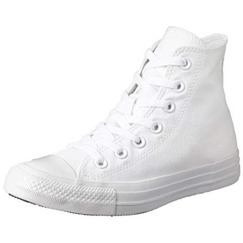 Converse Sneaker All Star Hi Canvas, Sneakers Unisex Adulto, Bianco (bianco), 36.5 Eu - Foto 1