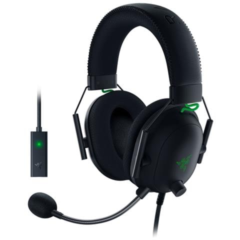Blackshark V2 Cuffia Padiglione Auricolare Nero, Verde Connettore 3.5 Mm - Foto 1