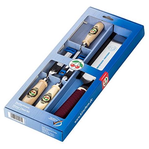 Cherries 1195000 Set Combinato Per Falegnameria, Multicolore, 3 Pz Stechbeitelsatz - Foto 1