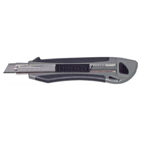 Cutter Profi, 9 Mm, Mit 2 Ersatzklingen, Softgrip Fr Schwere Schneidarbeiten, Automatischer Klingentausch (77409-84)  - Foto 1