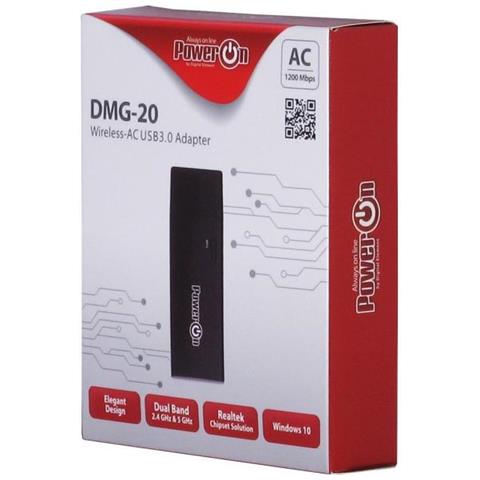 Inter-tech Dmg-20 - Netzwerkadapter - Usb3.0 - 802,11b, 802,11g, 802,11n, 802,11ac (88888128)  - Foto 3