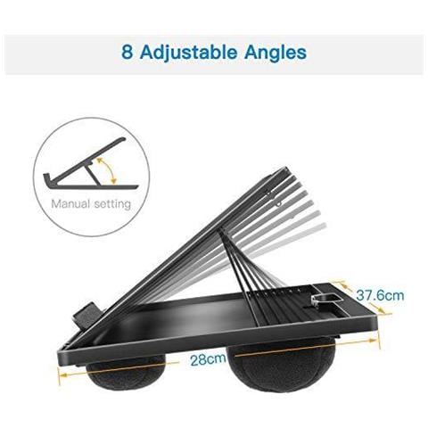 Computer Portatile Del Supporto Monitor Con Lammortizzatore Per Bed - Flessibile Regolabile Con 8 Angoli Per Notebook Tablet Fino Portatile A 156 Portatile Tavolo E Vassoio Adatto Per Viaggi Lavoro Casa - Foto 2