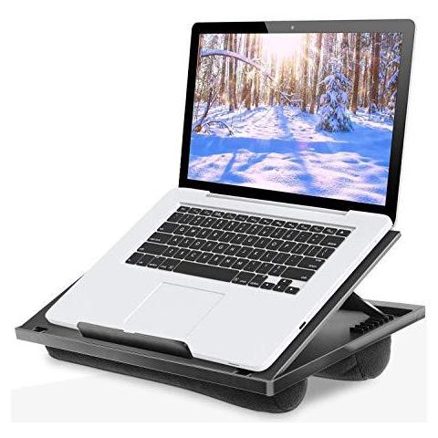 Computer Portatile Del Supporto Monitor Con Lammortizzatore Per Bed - Flessibile Regolabile Con 8 Angoli Per Notebook Tablet Fino Portatile A 156 Portatile Tavolo E Vassoio Adatto Per Viaggi Lavoro Casa - Foto 1