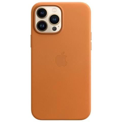 Cover per cellulare - con MagSafe - pelle - marrone dorato - Foto 3