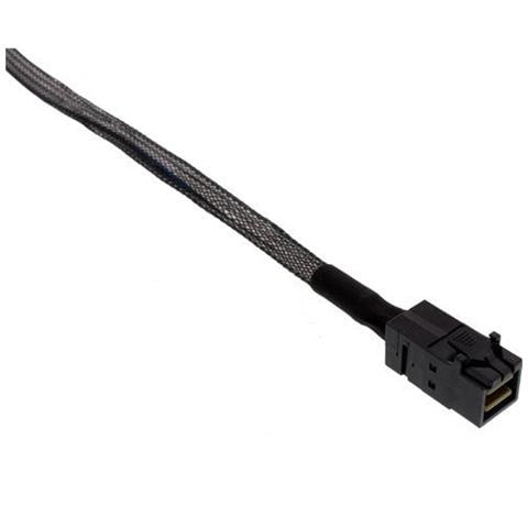 Mini SAS HD, 0.5m, SFF-8643, 4 x SATA, Nero - Foto 1