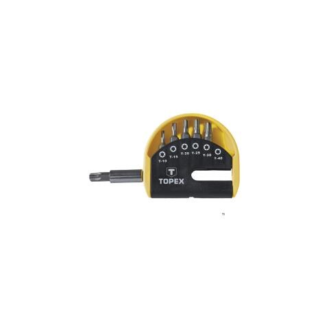 Set Di Punte 7 Pz Torx Crv Acciaio, Magnetico - Foto 1