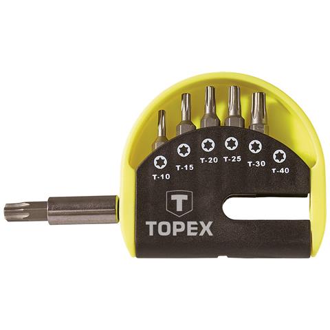 Set Di Punte 7 Pz Torx Crv Acciaio, Magnetico - Foto 4