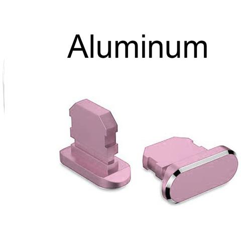 Cappuccio Protettivo Compatibile Con Apple Iphone In Rosa - Spina Di Protezione Dalla Polvere Spina Per La Porta Di Ricarica Antipolvere - Foto 5