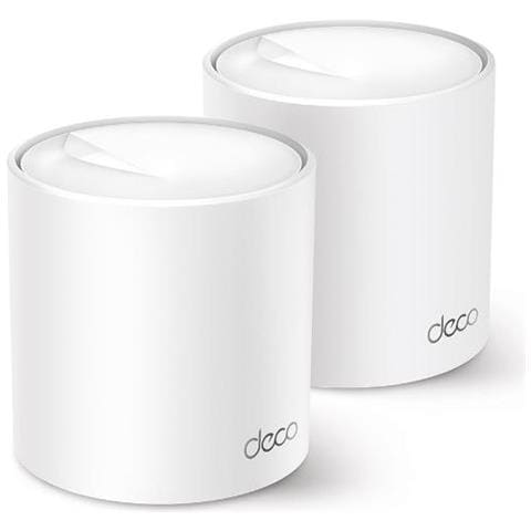 Router (2-pack) Dual-band (2.4 Ghz / 5 Ghz) Wi-fi 6 (802.11ax) Bianco 3 Interno - Foto 1