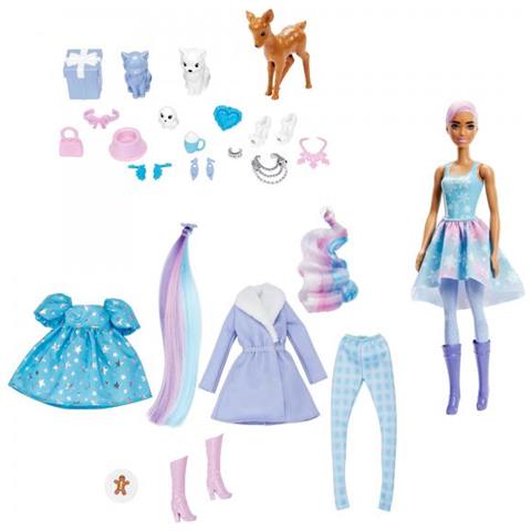 Barbie - Calendario Dell'avvento - Accessorio Per Bambole - 3 Anni E + - Foto 2