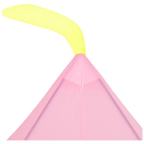 Tenda Da Gioco Per Bambini Rosa Con 250 Palline 100x100x127 Cm - Foto 2