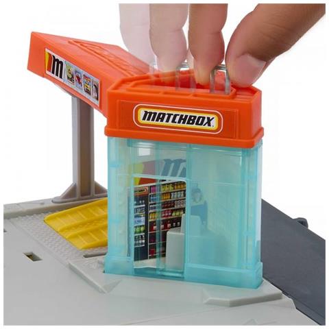 Matchbox - Playsett Mbx Washing Station - Veicoli - 3 Anni E + - Foto 1