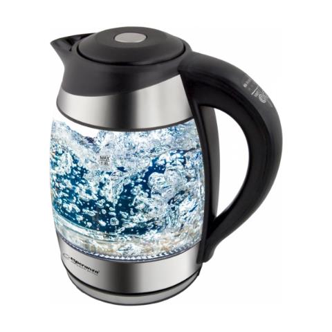 Bollitore Elettrico Esperanza Ekk026 1,7 L Nero, Trasparente 2200 W - Foto 1