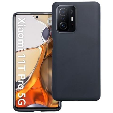 Custodia Tpu Silicone Cover Case Per Xiaomi 11t - 11t Pro Black - Foto 1