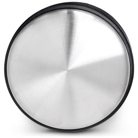 Fermaporta Ferma Porte Acciaio Gomma Antiscivolo 1,1 Kg 9 X7,5 Cm Cromato - Foto 2