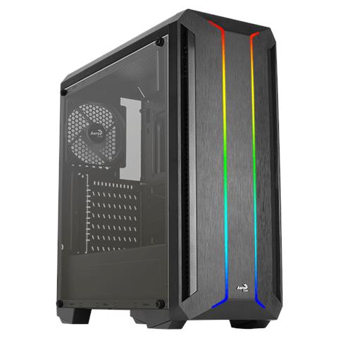 Case Skyline ARGB Midi Tower ATX, micro ATX, Mini-ITX 2 Porte USB 3.2 Nero (Finestrato) - Foto 1