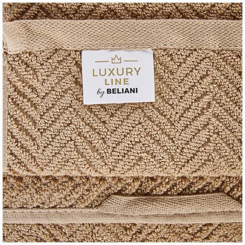 Set Di 9 Asciugamani Cotone Beige Mitiaro - Foto 2