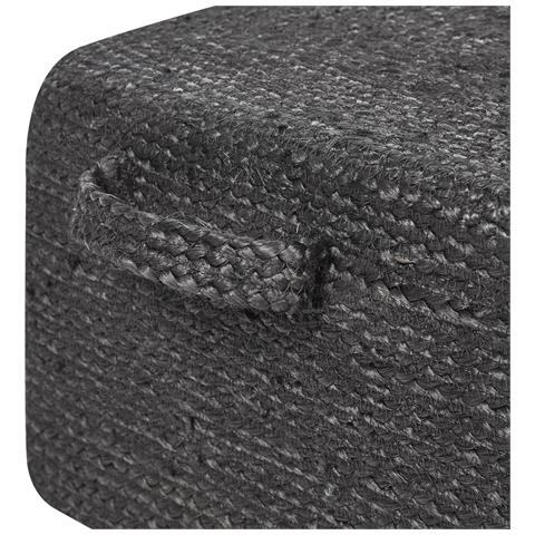 Pouf Dhadar Iuta Nero - Foto 7