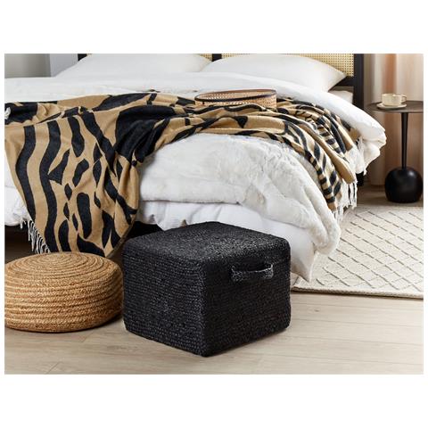 Pouf Dhadar Iuta Nero - Foto 1