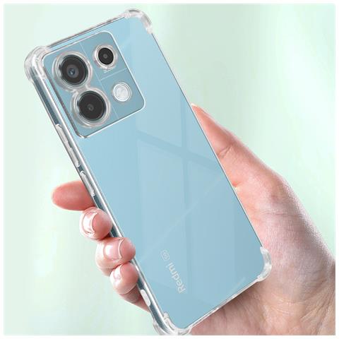 Cover Anti-urto Per Xiaomi Redmi Note 13 Pro 5g Angoli Rinforzati, Trasparente - Foto 4