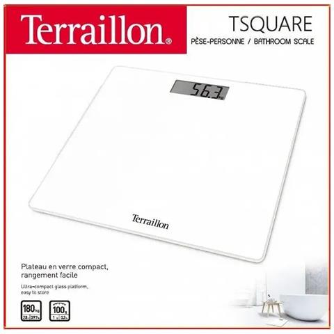 Tsquare Quadrato Bianco Bilancia pesapersone elettronica - Foto 2